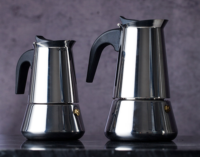 stainless steel mocha pot