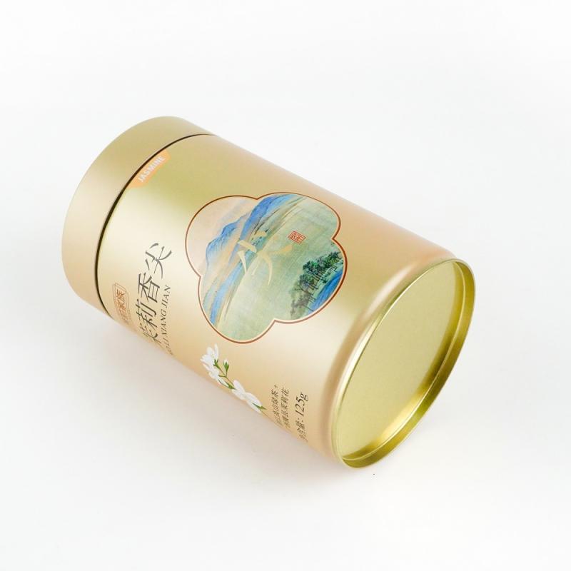OEM China Tin Can Packaging Suppliers - Custom Printing Design Metal Tea tin can TTC-012 – Jiayi detail pictures