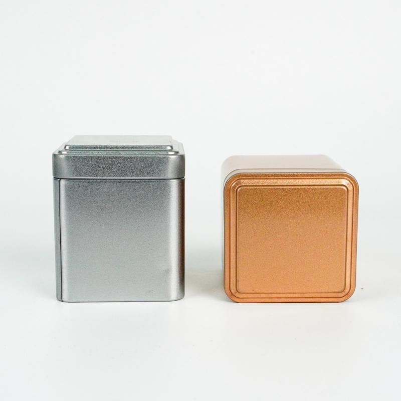 ODM Custom Paper Can Supplier - Rectangular Shape Tea tin can TTB-004 – Jiayi detail pictures
