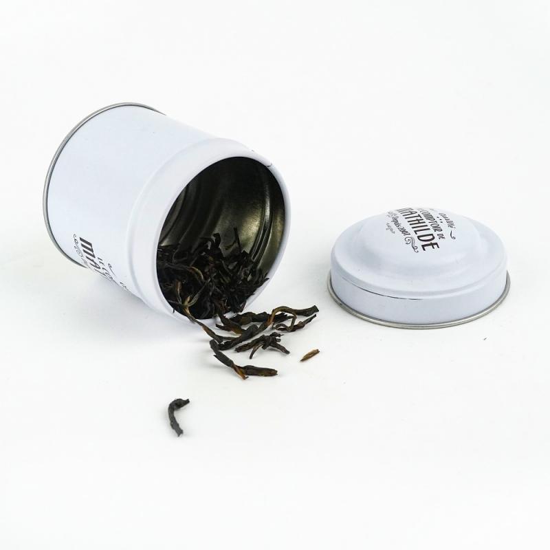 Cheap Big Tin Cans Suppliers -Wholesale 100ml Custom Logo Tea tin can TTC-047 – Jiayi detail pictures