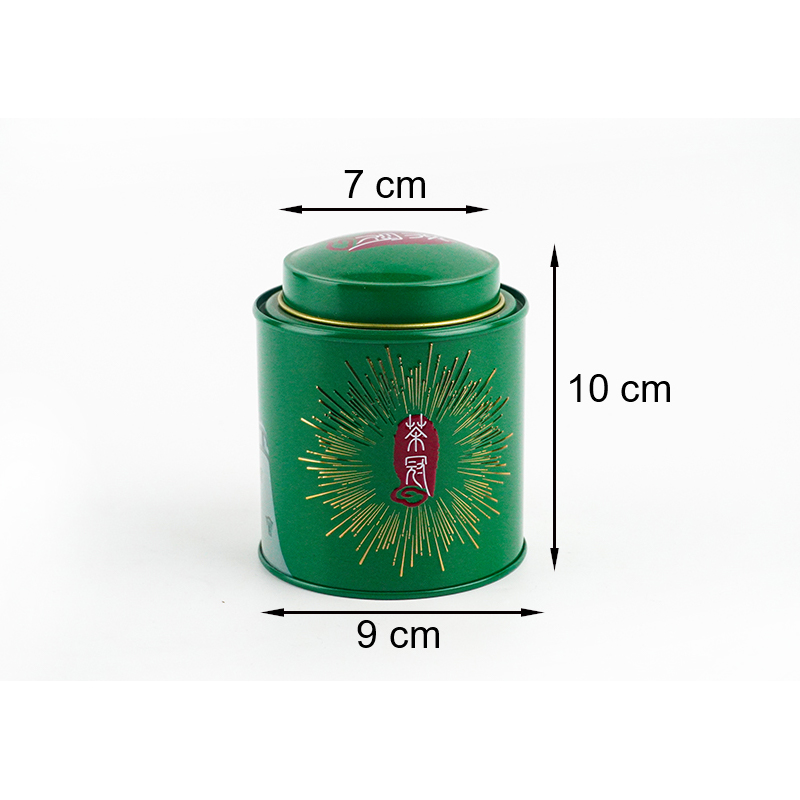 OEM China Empty Tin Containers Manufacturers - Green Double Lid Metal Storage Tea tin can TTC-010 – Jiayi